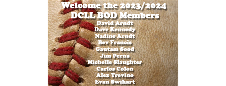 Please welcome our 2023-2024 DCLL BOD