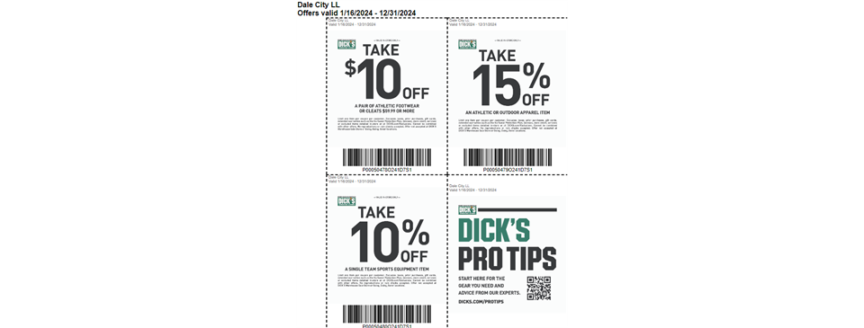 Dick Sporting Goods coupon