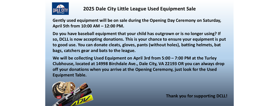 Used Equipment Sale