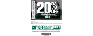 20% DCLL Days at Dick's 8/22 - 8/25